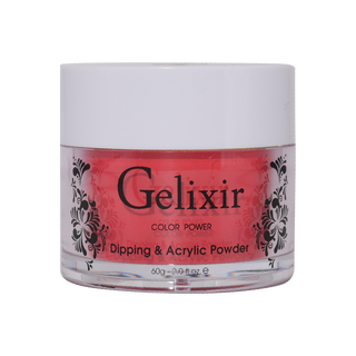  Gelixir Acrylic & Powder Dip Nails 043 Candy Apple Red - Red Glitter Colors by Gelixir sold by DTK Nail Supply