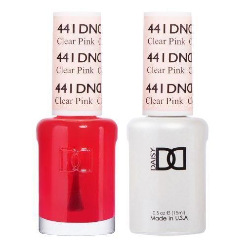 DND Gel Nail Polish Duo - 441 Pink Colors - Clear Pink