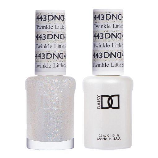 DND Gel Nail Polish Duo - 443 Glitter Colors - Twinkle Little Star