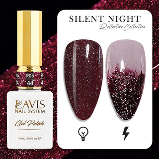LAVIS Reflective R05 - Set 48 Colors - Gel Polish 0.5 oz