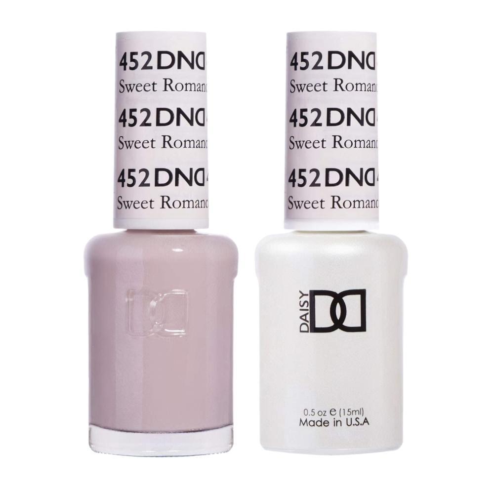 DND Gel Nail Polish Duo - 452 Beige Colors - Sweet Romance