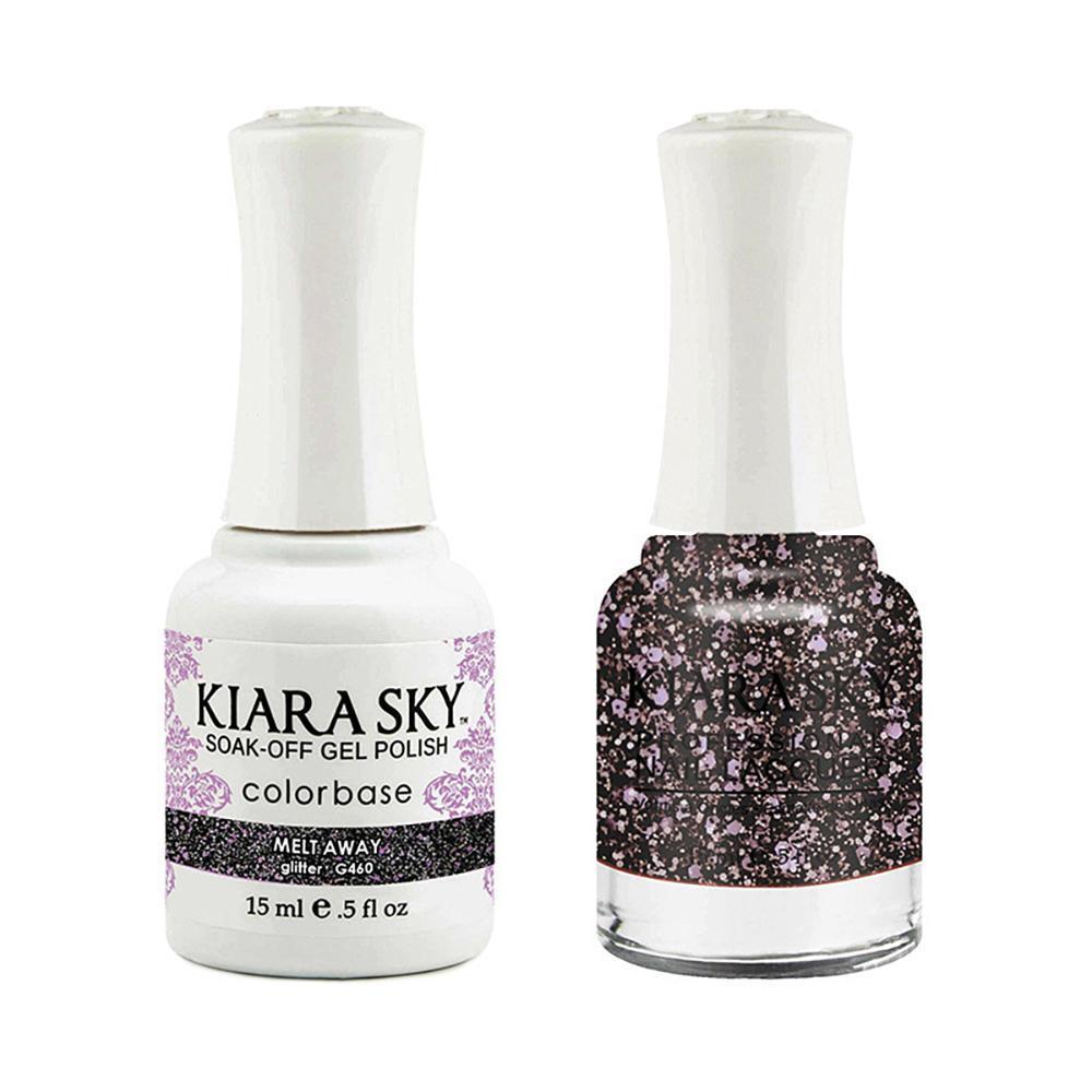  Kiara Sky Gel Nail Polish Duo - 460 Glitter Multi Colors - Melt Away by Kiara Sky sold by DTK Nail Supply