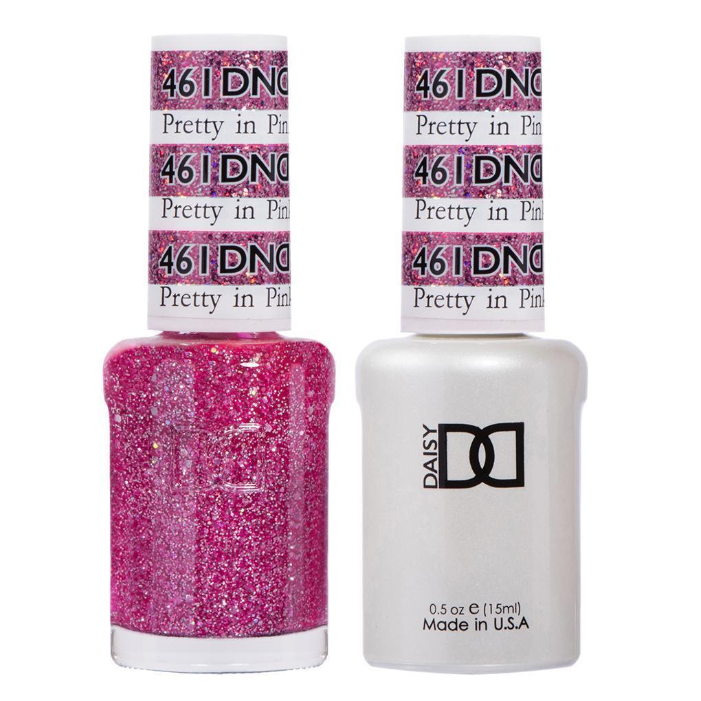 DND Gel Nail Polish Duo - 461 Pink Colors - Pretty in Pink