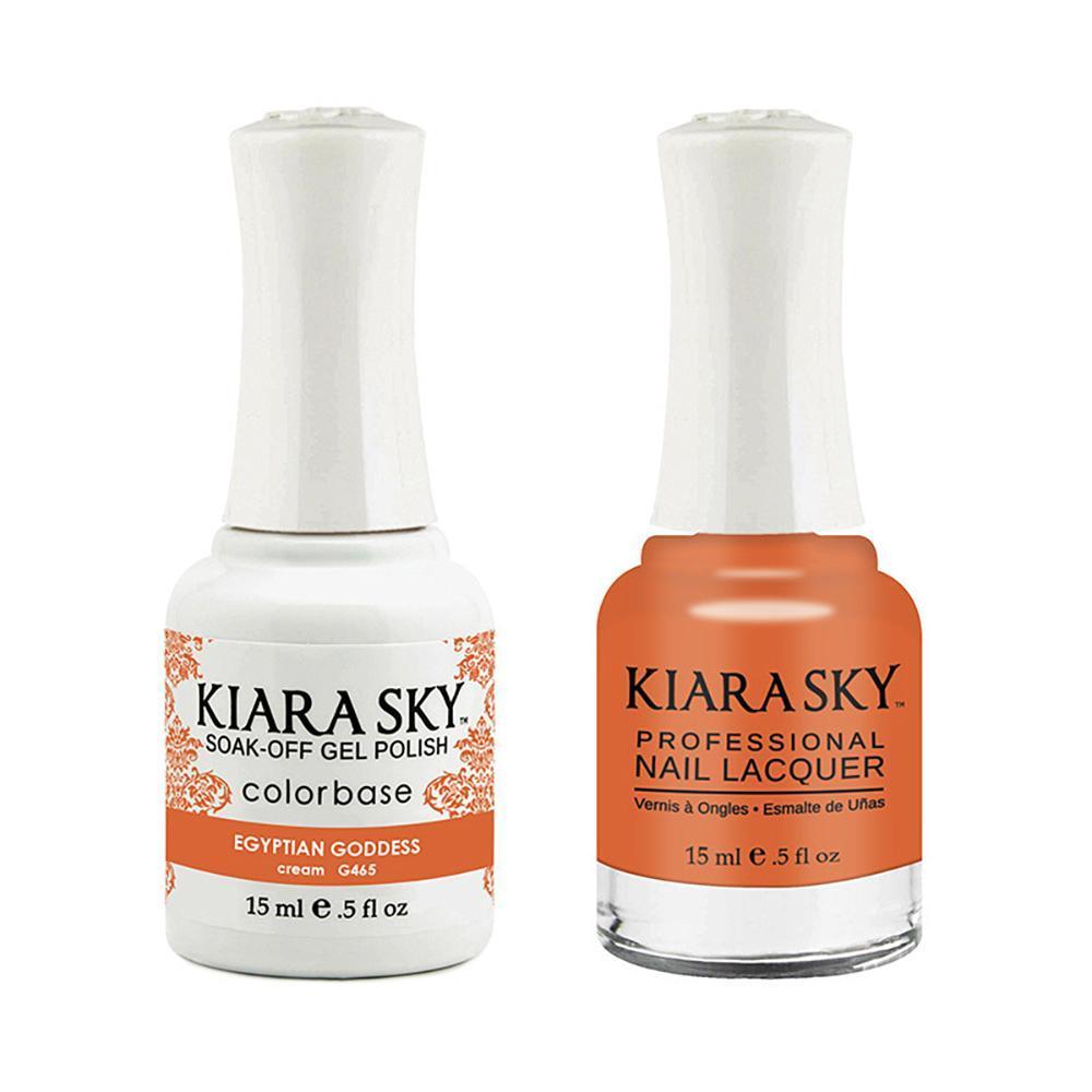 Kiara Sky 465 Egyptian Goddess - Gel Polish & Lacquer Combo