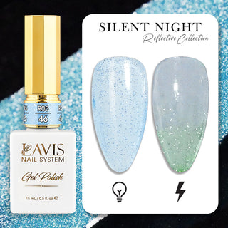 LAVIS Reflective R05 - Set 48 Colors - Gel Polish 0.5 oz