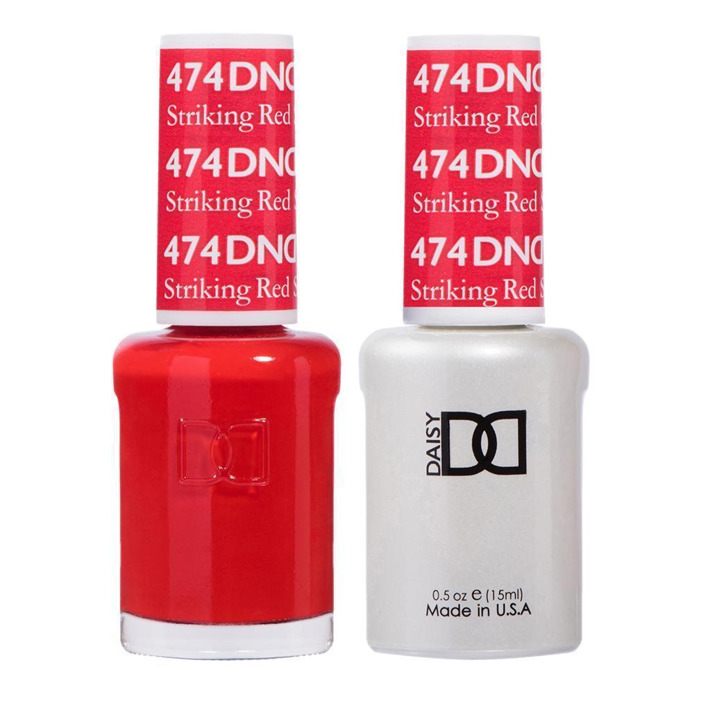 DND Gel Nail Polish Duo - 474 Red Colors - Striking Red