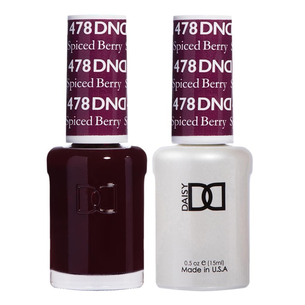 DND Gel Nail Polish Duo - 478 Red Colors - Spiced Berry