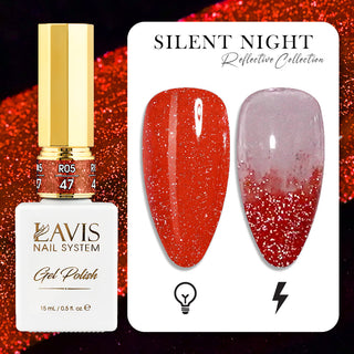 LAVIS Reflective R05 - Set 48 Colors - Gel Polish 0.5 oz