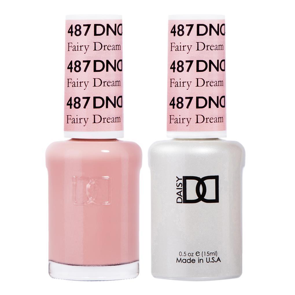 DND Gel Nail Polish Duo - 487 Brown Colors - Fairy Dream