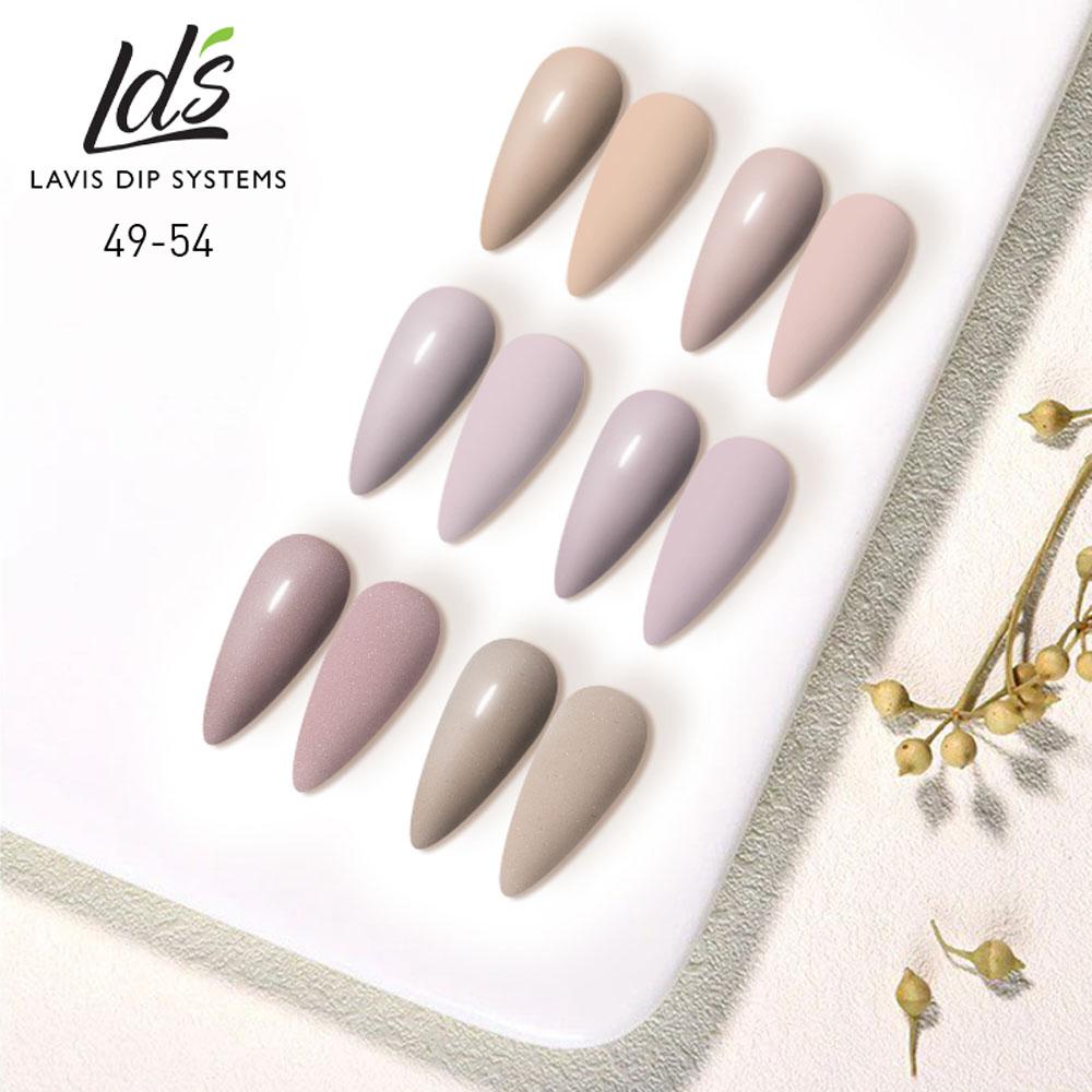 LDS Healthy Nail Lacquer  Set (6 colors): 049 to 054