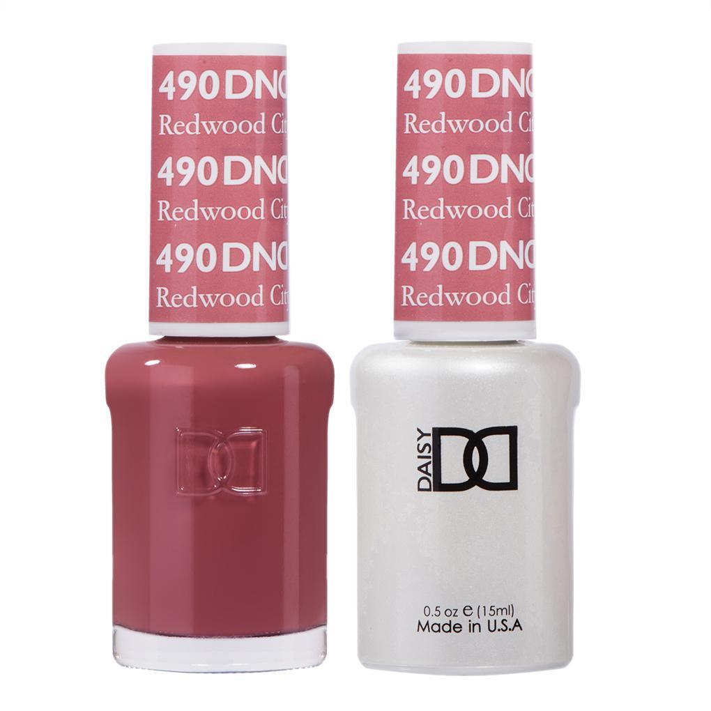 DND Gel Nail Polish Duo - 490 Brown Colors - Redwood City