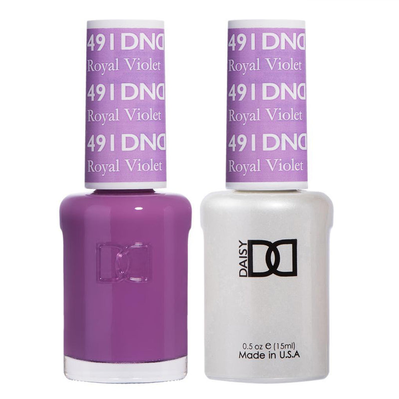 DND Gel Nail Polish Duo - 491 Purple Colors - Royal Violet