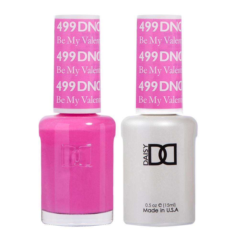 DND Gel Nail Polish Duo - 499 Pink Colors - Be My Valentine