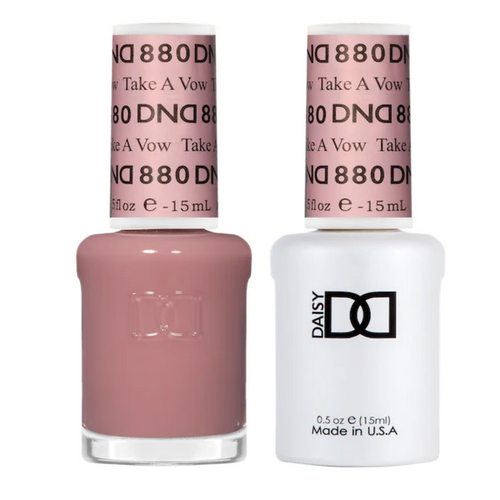 DND Gel Nail Polish Duo - 880 Take A Vow - DND Sheer Collection