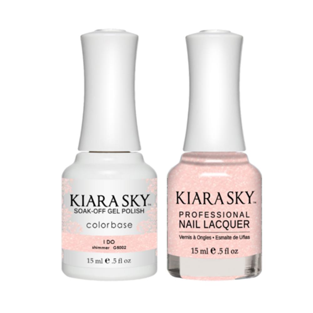 Kiara Sky 5002 I DO - Gel Polish & Lacquer Combo