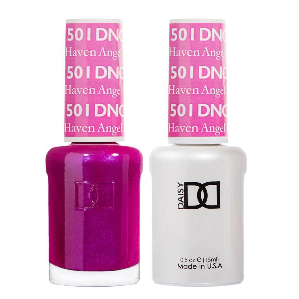 DND Gel Nail Polish Duo - 501 Purple Colors - Haven Angel