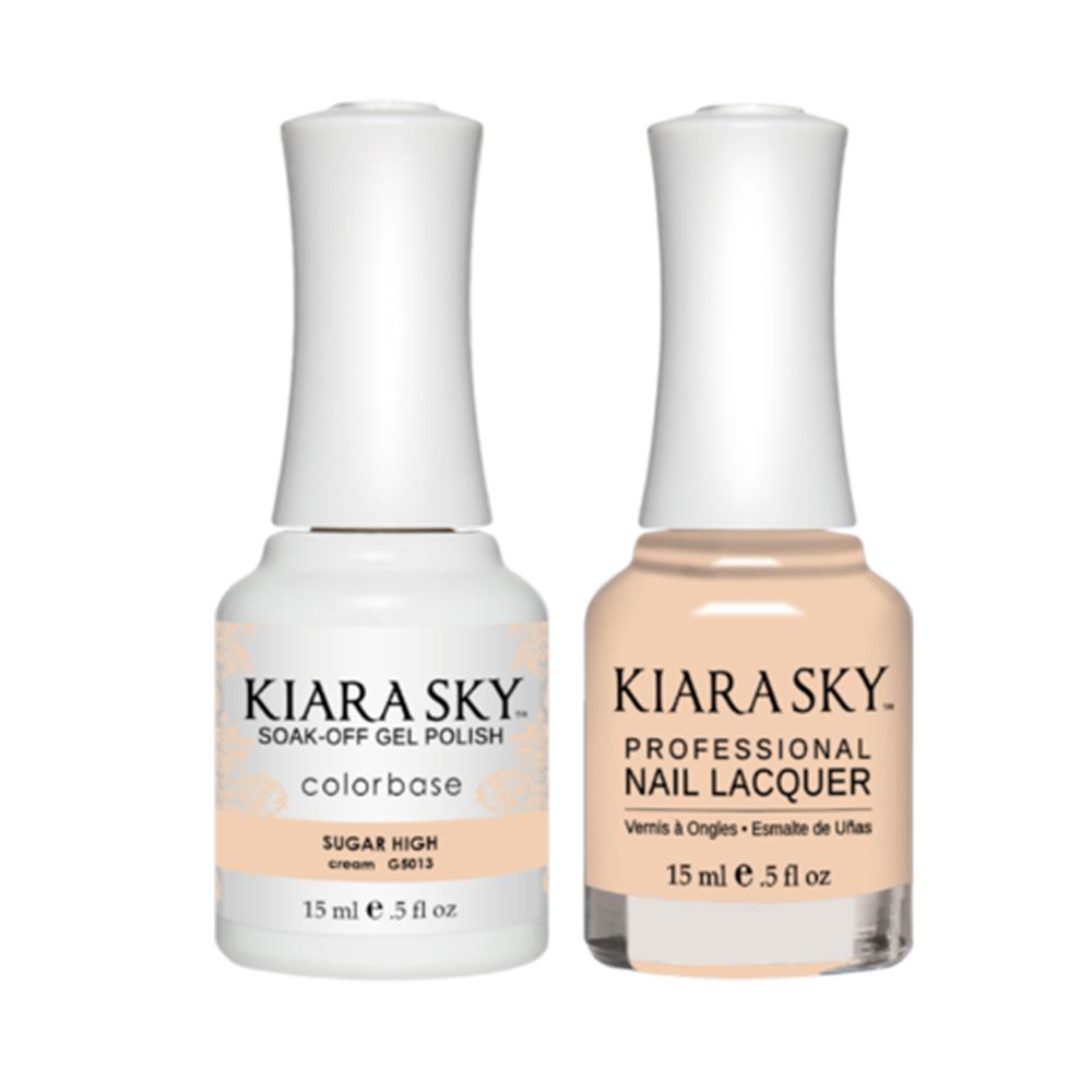 Kiara Sky 5013 SUGAR HIGH - Gel Polish & Lacquer Combo