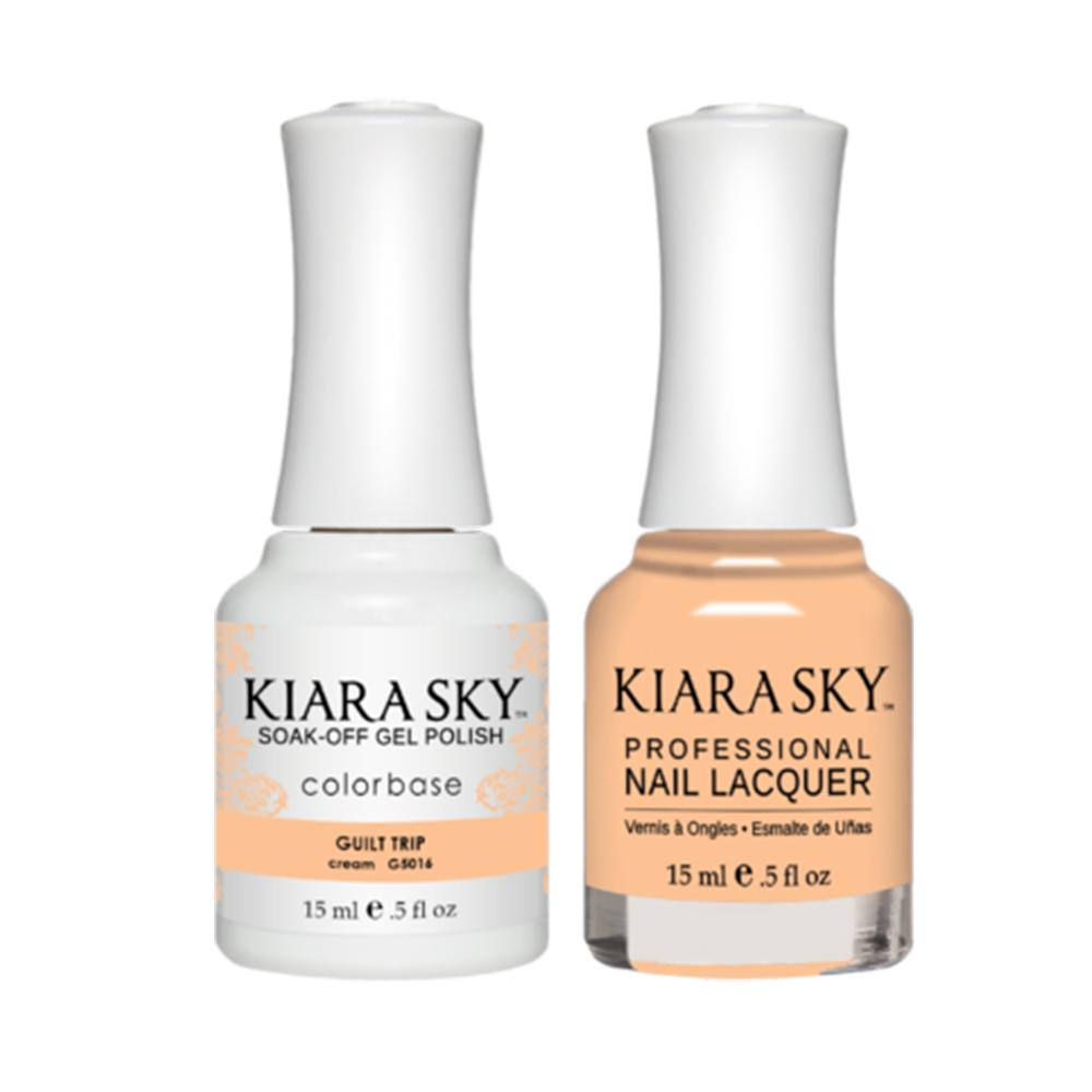 Kiara Sky 5016 GUILT TRIP - Gel Polish & Lacquer Combo