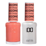 DND Gel Nail Polish Duo - 502 Orange Colors - Soft Orange