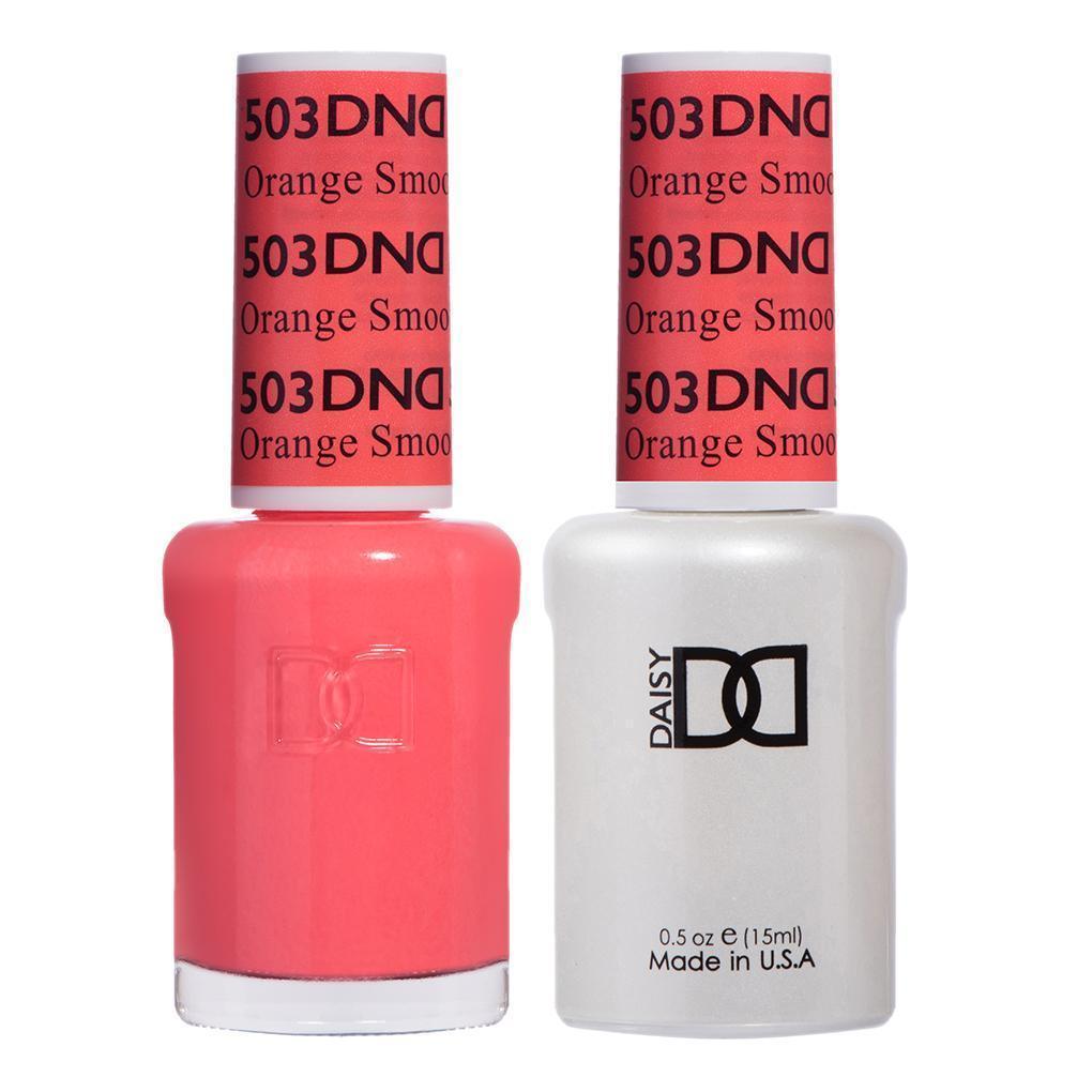 DND Gel Nail Polish Duo - 503 Orange Colors - Orange Smoothie