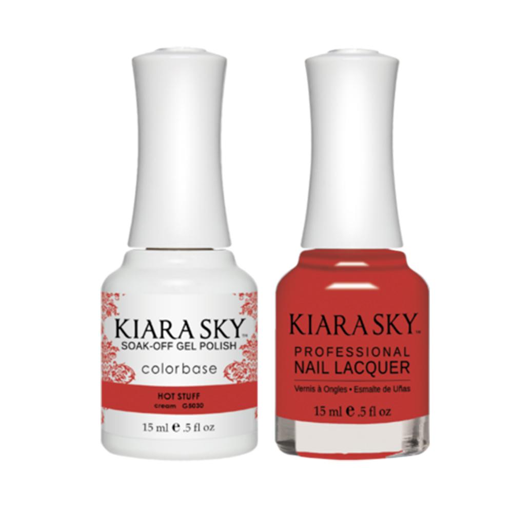 Kiara Sky 5030 HOT STUFF - Gel Polish & Lacquer Combo