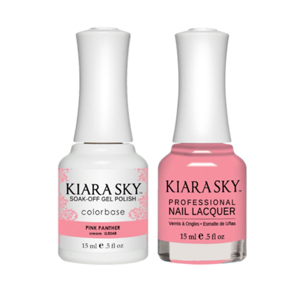 Kiara Sky 5048 PINK PANTHER - Gel Polish & Lacquer Combo