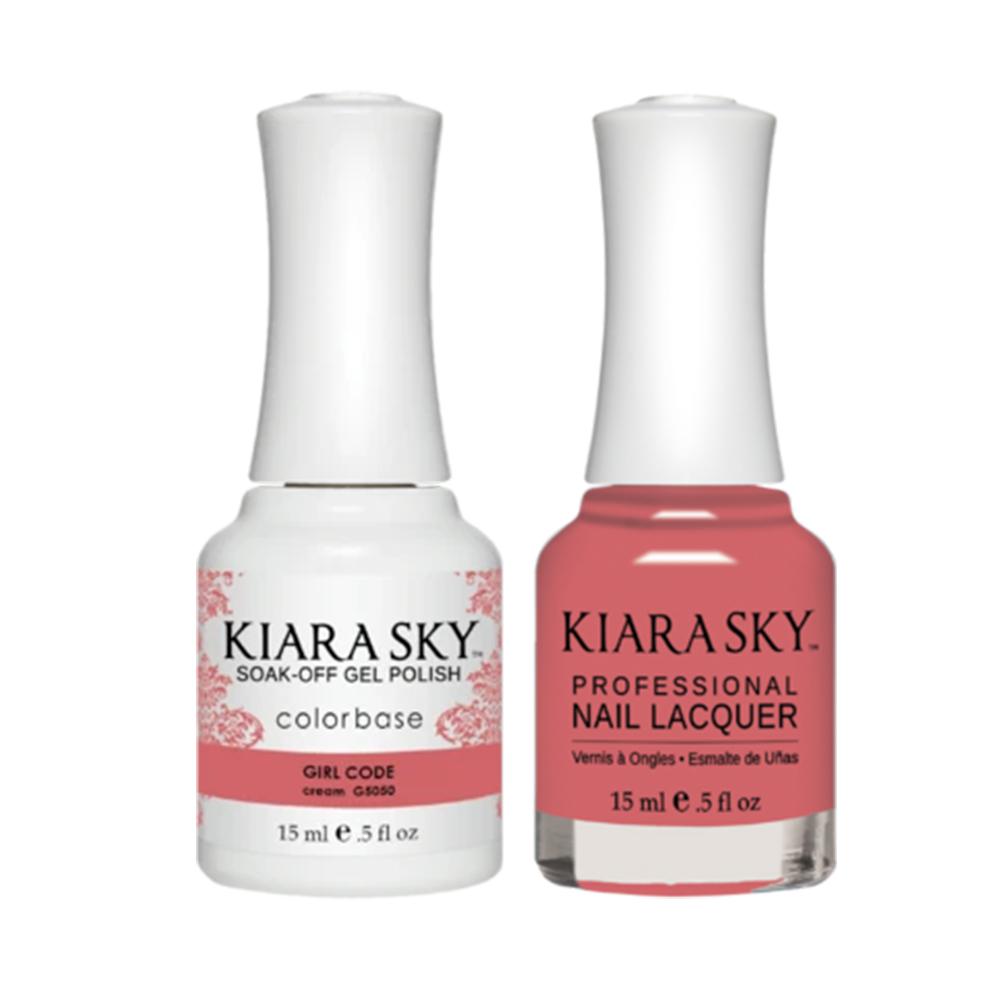 Kiara Sky 5050 GIRL CODE - Gel Polish & Lacquer Combo