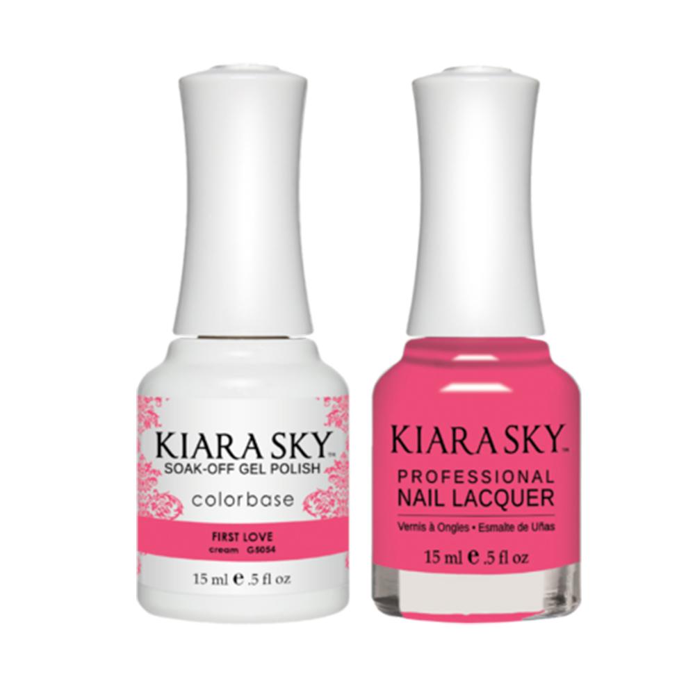 Kiara Sky 5054 FIRST LOVE - Gel Polish & Lacquer Combo