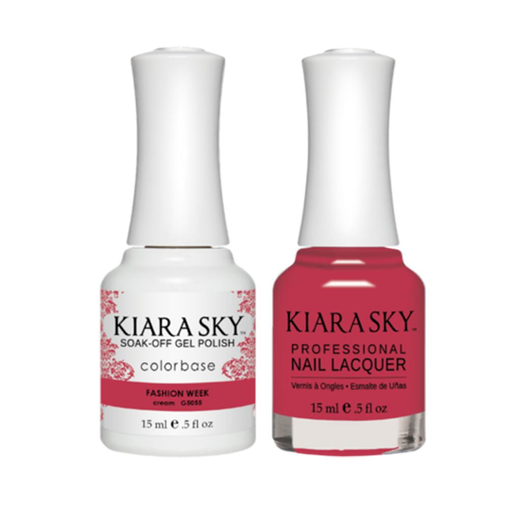 Kiara Sky 5055 FASHION WEEK - Gel Polish & Lacquer Combo