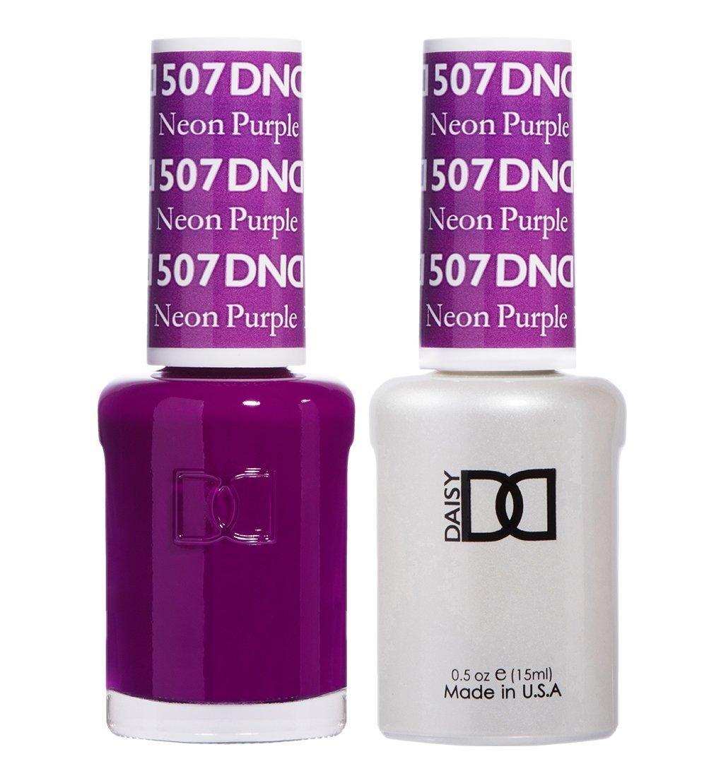 DND Gel Nail Polish Duo - 507 Purple Colors - Neon Purple