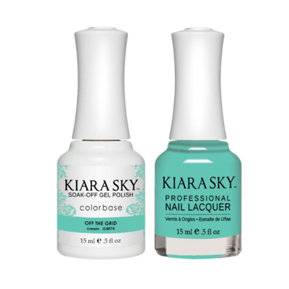 Kiara Sky 5074 OFF THE GRID - Gel Polish & Lacquer Combo