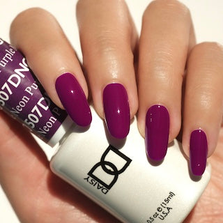 DND Gel Polish - 507 Purple Colors - Neon Purple