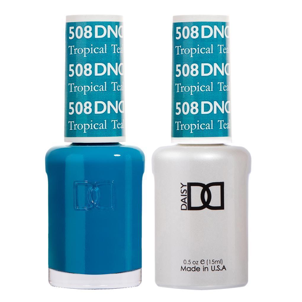 DND Gel Nail Polish Duo - 508 Green Colors - Tropical Teal