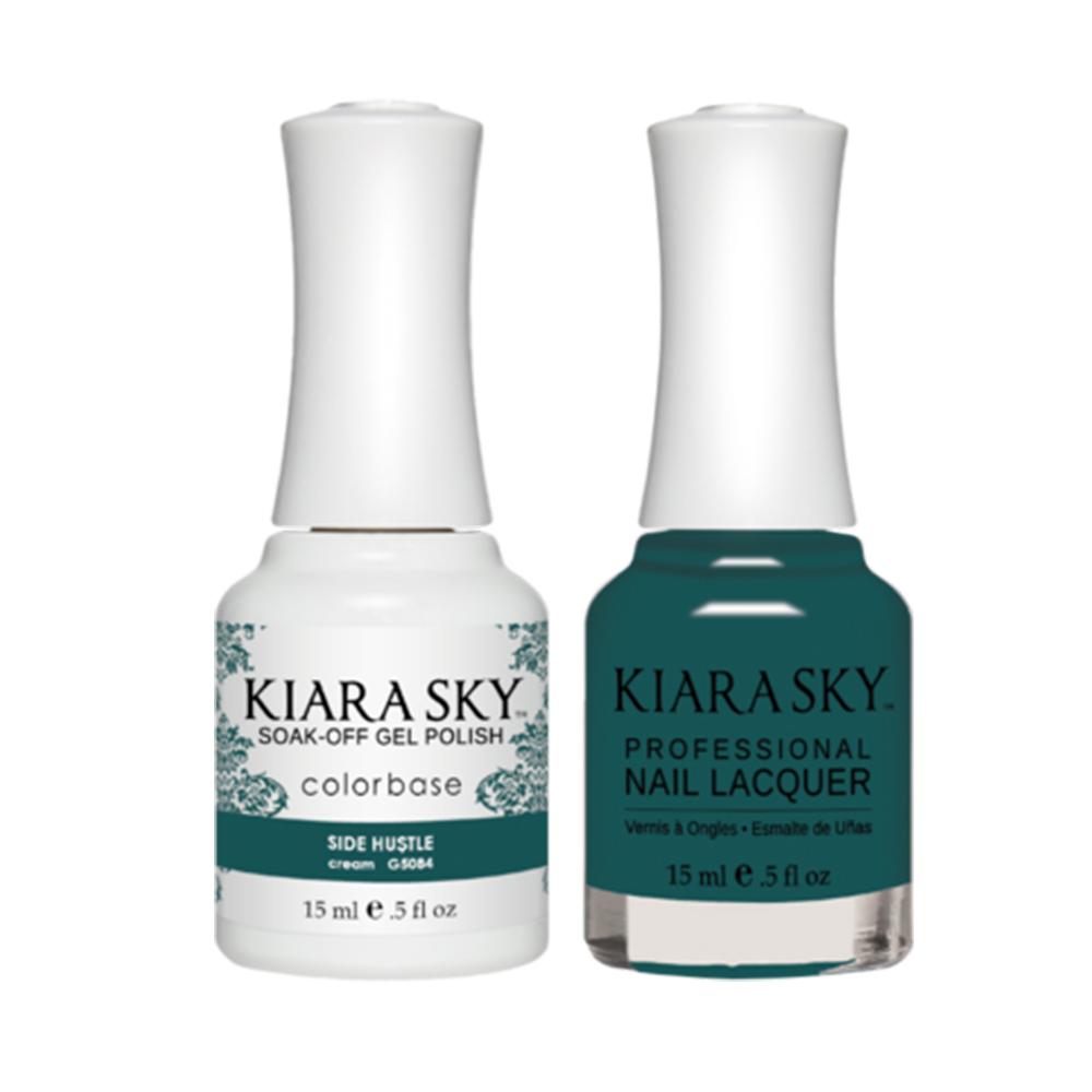 Kiara Sky 5084 SIDE HU$TLE - Gel Polish & Lacquer Combo