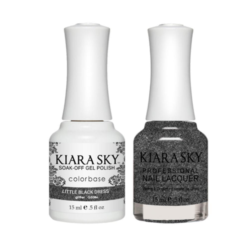 Kiara Sky 5086 LITTLE BLACK DRESS - Gel Polish & Lacquer Combo