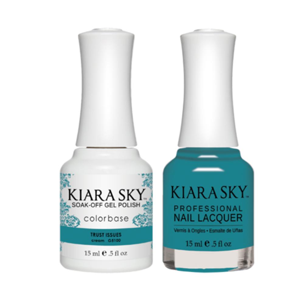 Kiara Sky 5100 TRUST ISSUES - Gel Polish & Lacquer Combo