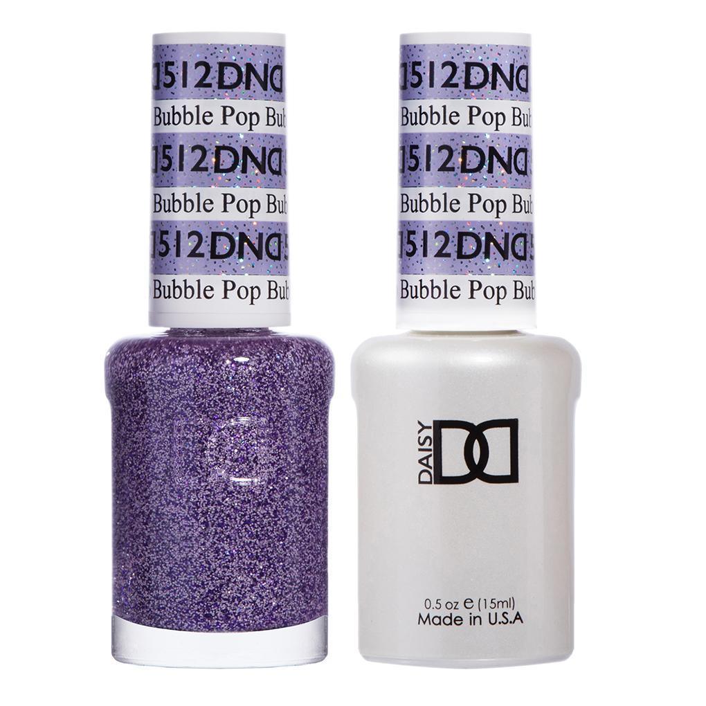 DND Gel Nail Polish Duo - 512 Purple Colors - Bubble Pop