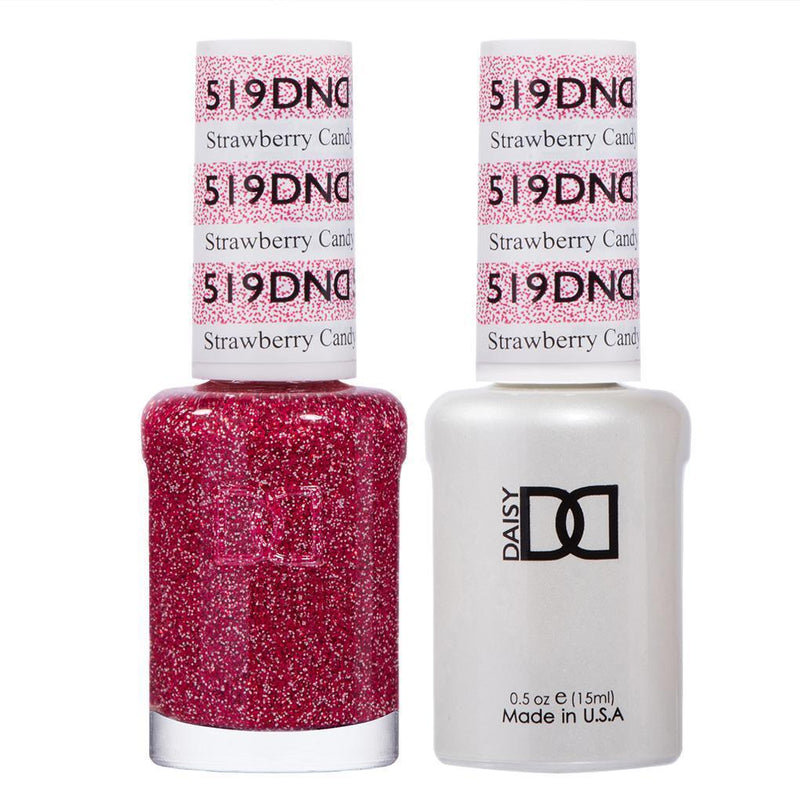 DND Gel Nail Polish Duo - 519 Red Colors - Strawberry Candy