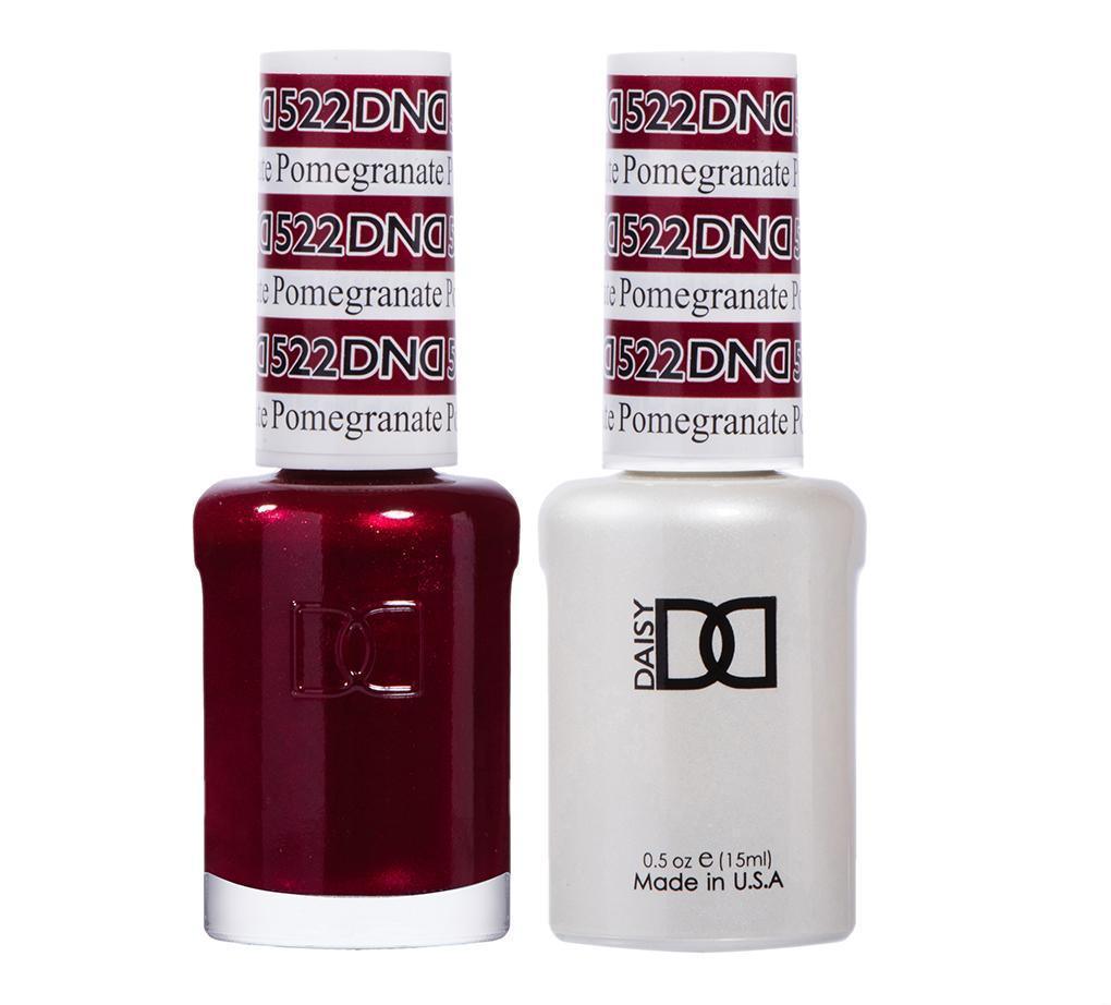 DND Gel Nail Polish Duo - 522 Red Colors - Pomegranate