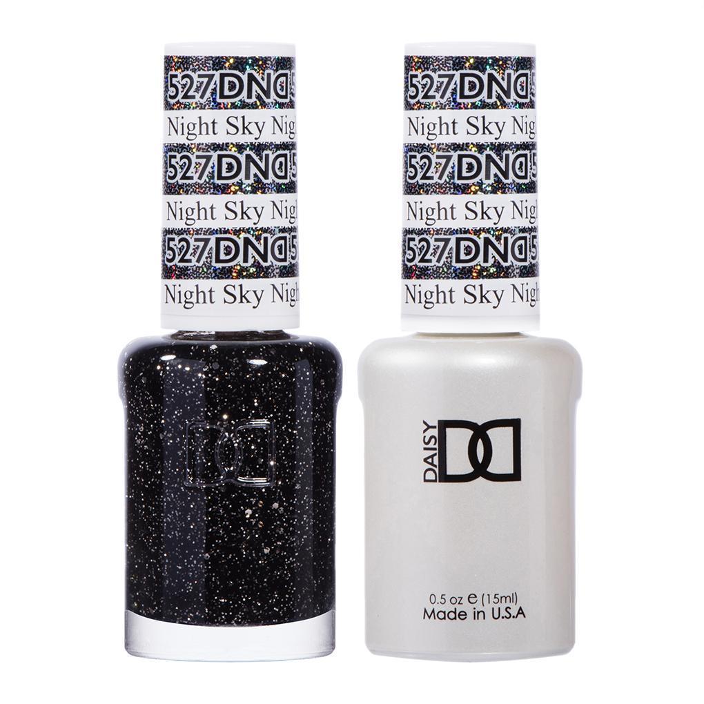 DND Gel Nail Polish Duo - 527 Glitter Colors - Night Sky