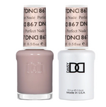 DND Gel Nail Polish Duo - 867 Perfect Nude - DND Sheer Collection