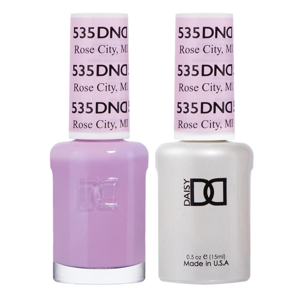DND Gel Nail Polish Duo - 535 Purple Colors - Rose City, MI