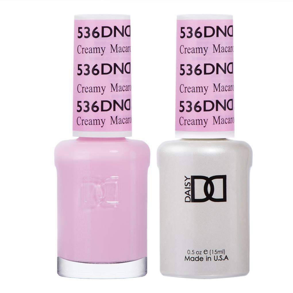DND Gel Nail Polish Duo - 536 Pink Colors - Creamy Macaroon