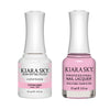 Kiara Sky 537 Cotton Kisses - Gel Polish & Lacquer Combo