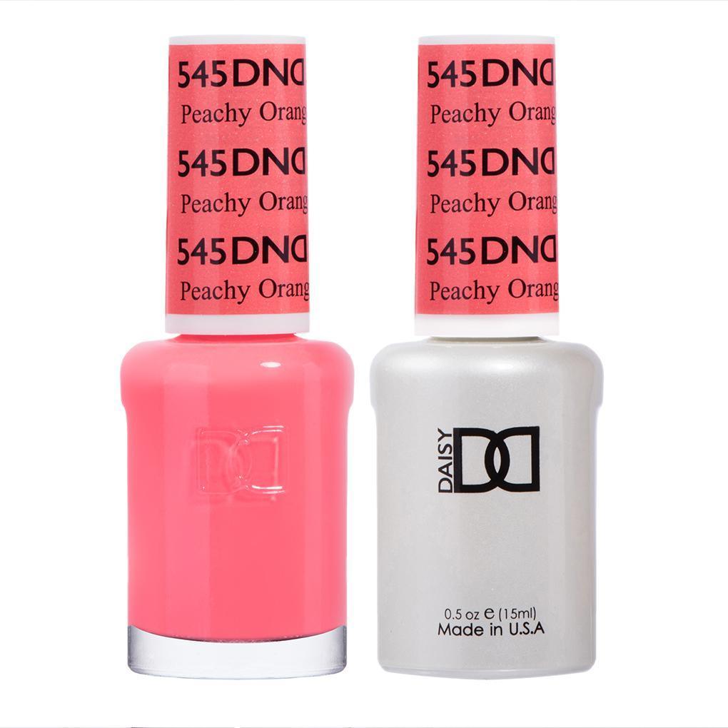 DND Gel Nail Polish Duo - 545 Orange Colors - Peachy Orange