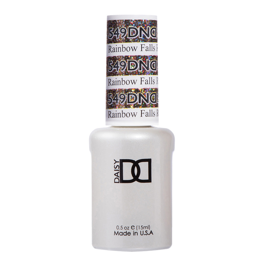 DND Gel Polish - 549 Glitter Colors - Rainbow Falls, HI