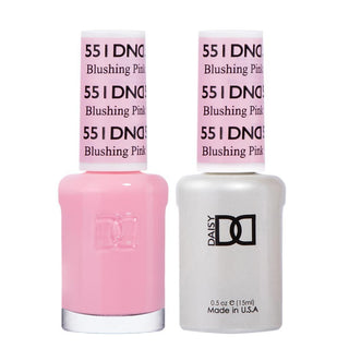 DND Gel Nail Polish Duo - 551 Pink Colors - Blushing Pink