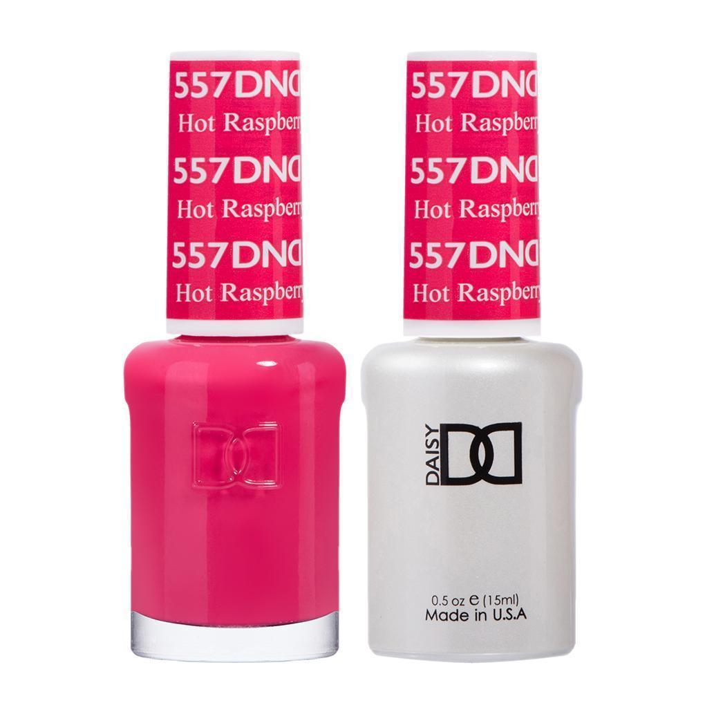 DND Gel Nail Polish Duo - 557 Pink Colors - Hot Raspberry