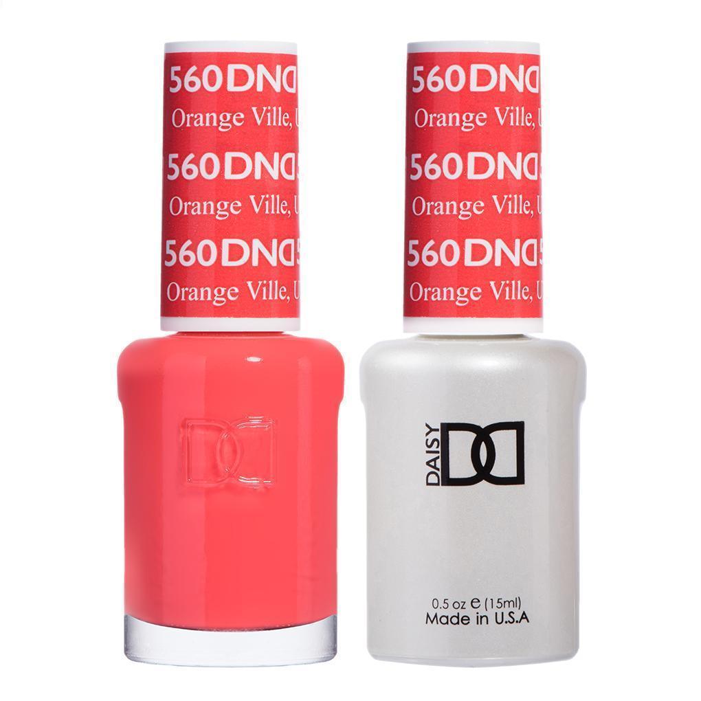 DND Gel Nail Polish Duo - 560 Orange Colors - Orange Ville, UT