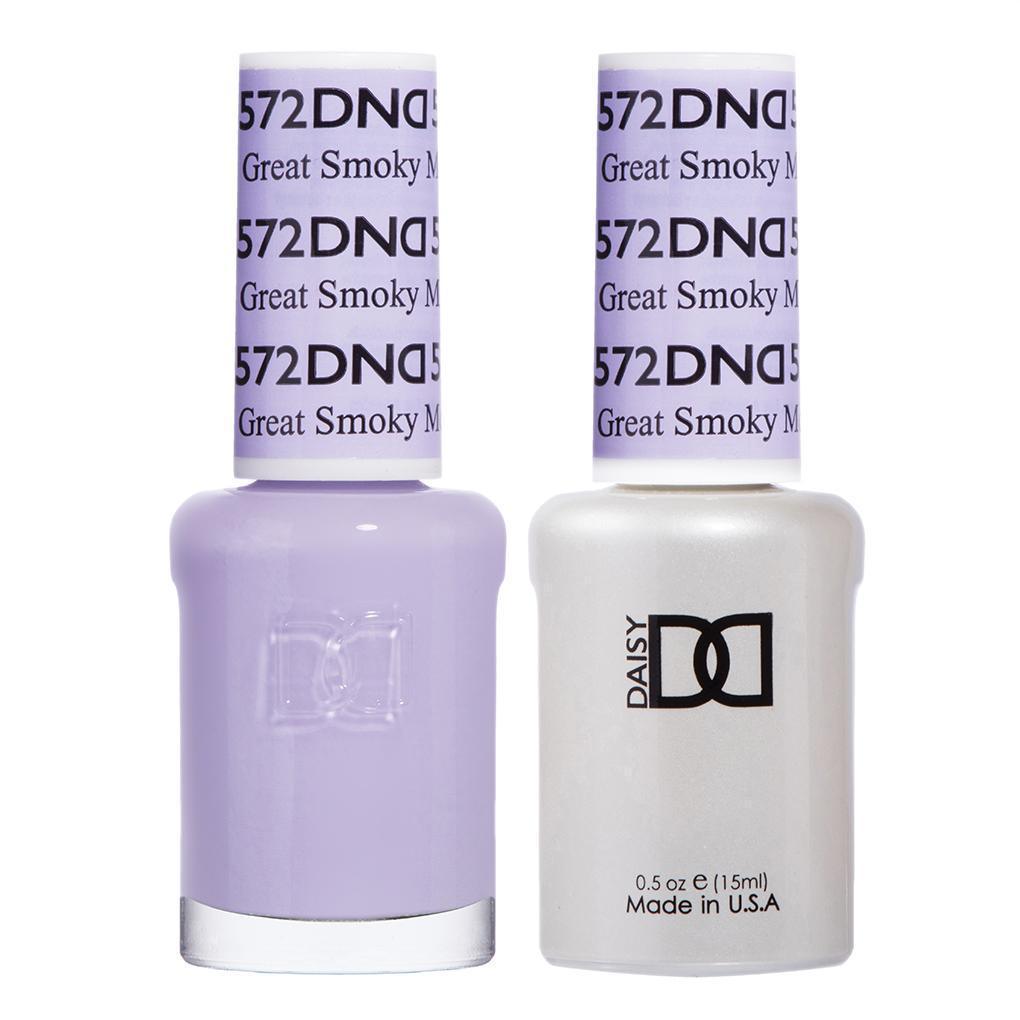 DND Gel Nail Polish Duo - 572 Purple Colors - Great Smoky Mountain, TN